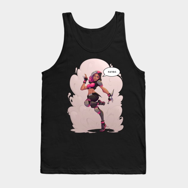 Paula Moonrider: urban ninja Tank Top by mauriciomorali